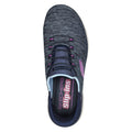Skechers Summits Dazzling Haze Zapatillas De Tela Para Mujer En Azul Marino/Morado