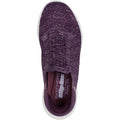 Skechers Relaxed Fit Sport Zapatillas De Mujer De Poliéster En Morado Oscuro
