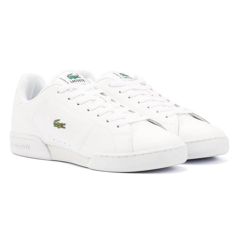 Lacoste Carnaby Cup Zapatillas Blancas De Cuero Para Hombre