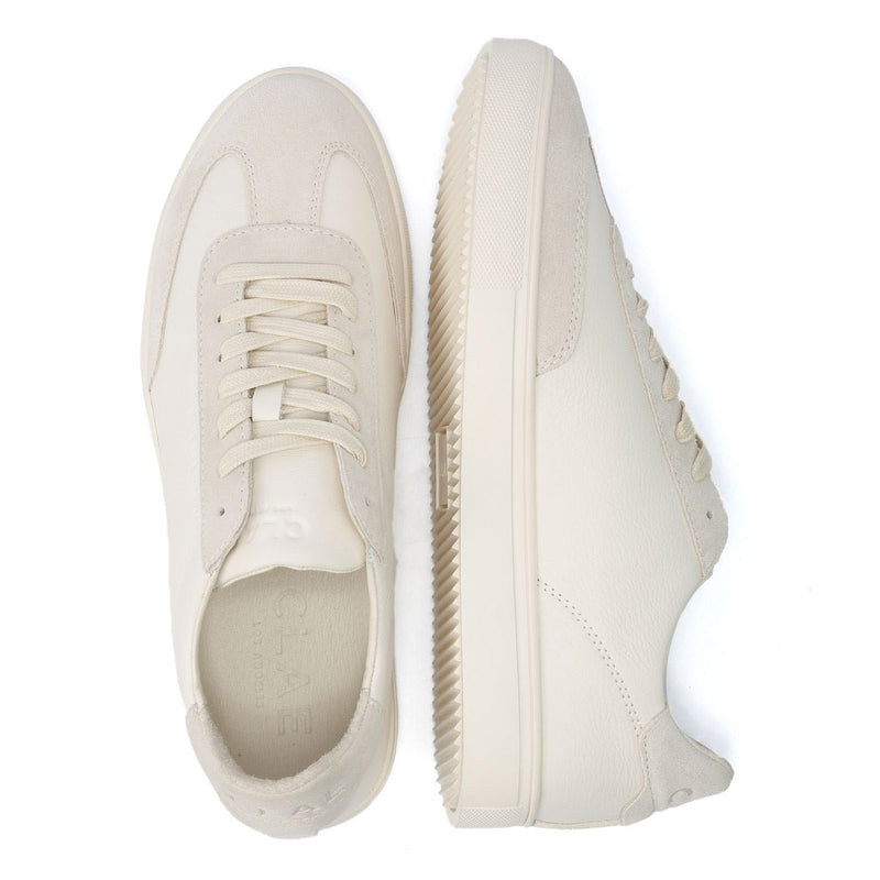 Clae Deane Zapatillas Blancas De Cuero Para Hombre