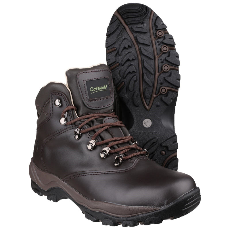 Cotswold Winstone Botas De Senderismo Marrón Para Hombre De Cuero