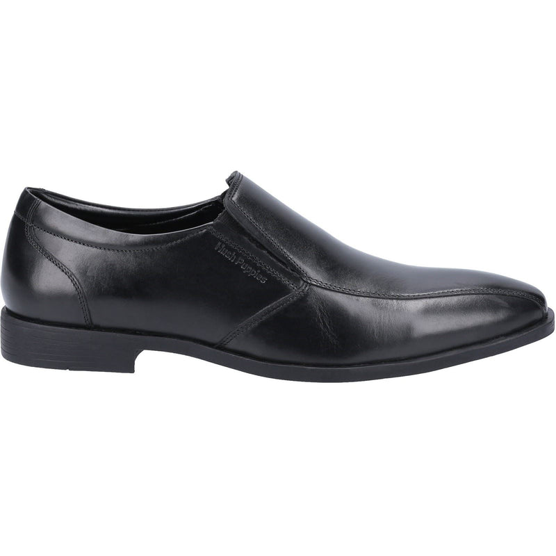 Hush Puppies Ellis Zapatos De Cuero Para Hombre, Color Negro, Sin Cordones.