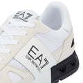 EA7 Legacy Zapatillas De Deporte De Ante Blancas/Negras Para Hombre