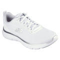 Skechers Flex Appeal 5.0 Uptake Zapatillas De Deporte Blancas/Plata Para Mujer