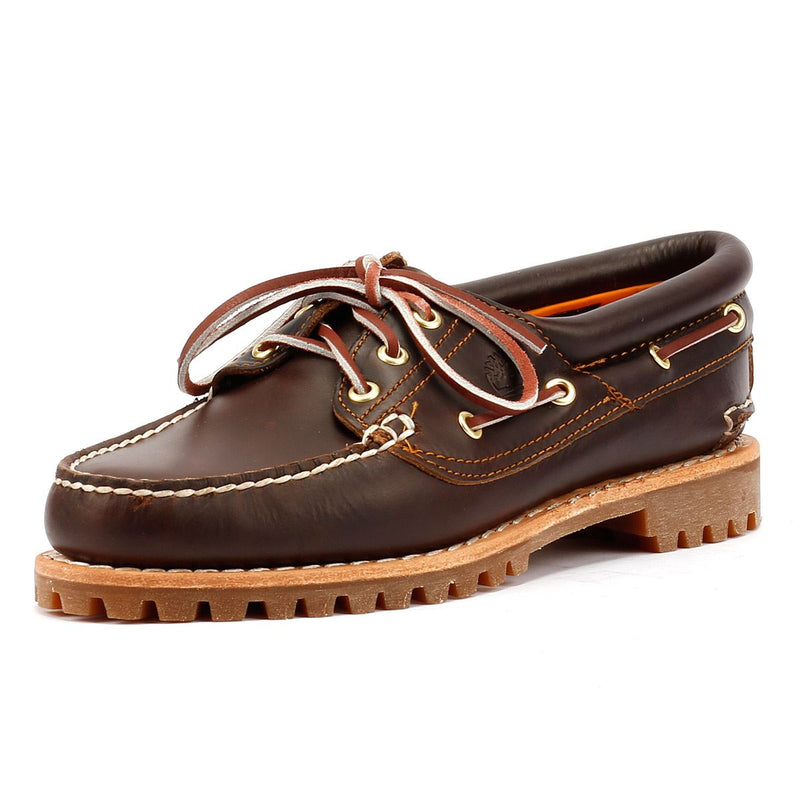Timberland Noreen 3 Eye Zapatos De Mujer De Cuero Marrón