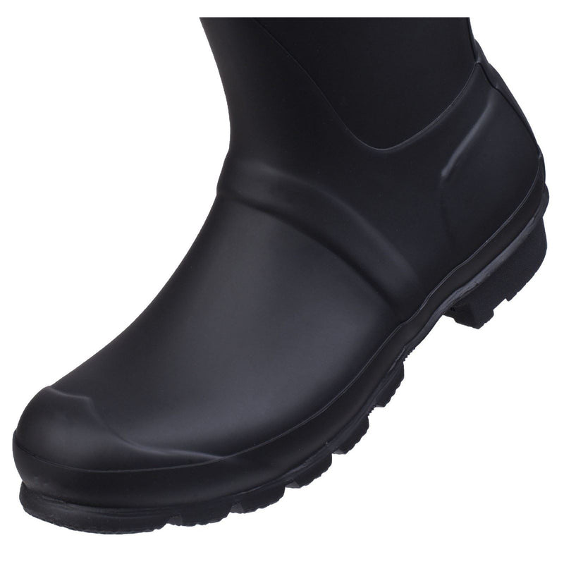 Hunter Original Short Botas De Agua Negras Para Mujer