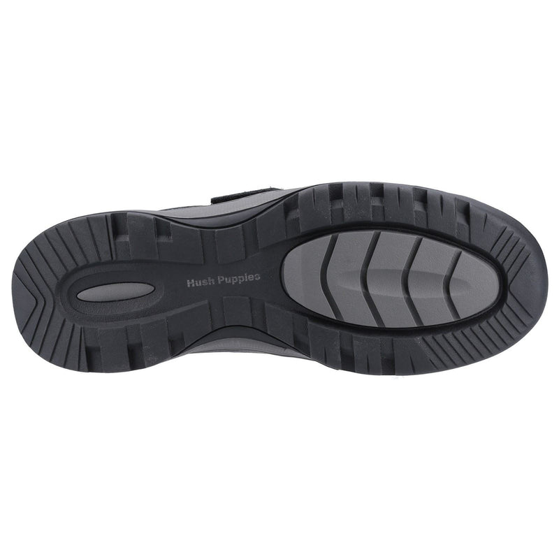 Hush Puppies Casper Mocasines Negros De Cuero Para Hombre