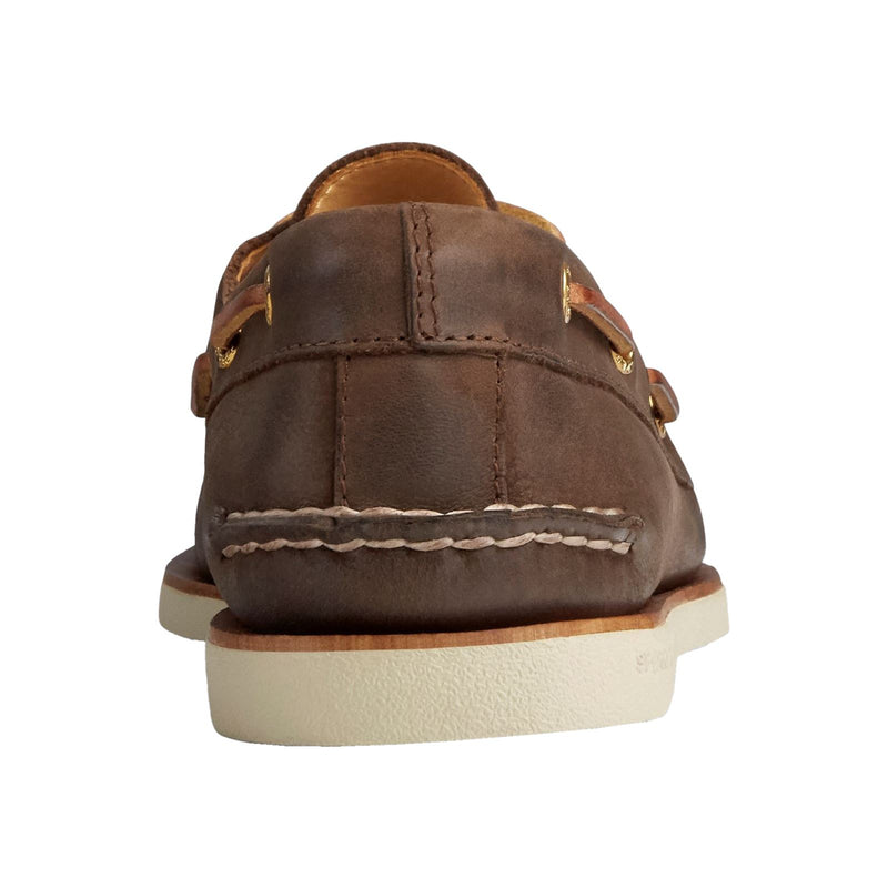 Sperry Gold Cup Authentic Original Zapatos Náuticos De Cuero Marrón Para Hombre
