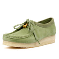 Clarks Originals Wallabee Zapatos Verdes De Mujer De Gamuza