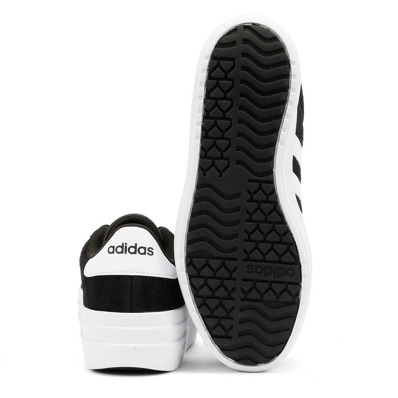 Adidas VL Court Bold Zapatillas De Cuero Para Mujer En Negro