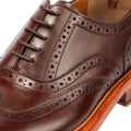 Ben Sherman Sugarman Brogue Zapatos De Cuero Marrones Con Cordones Para Hombre.