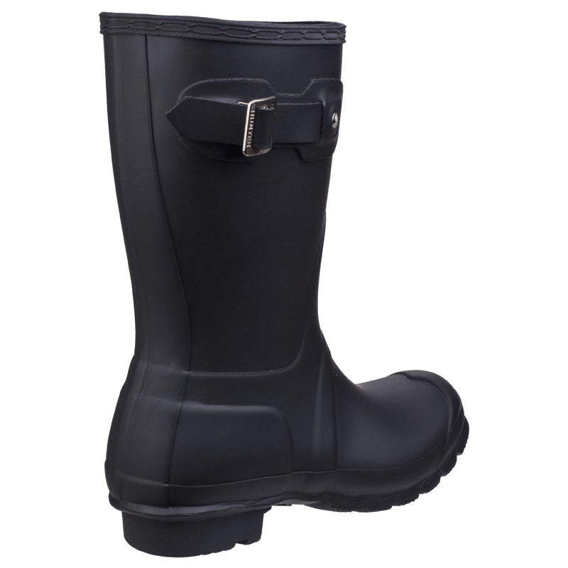 Hunter Original Short Botas De Agua Negras Para Mujer