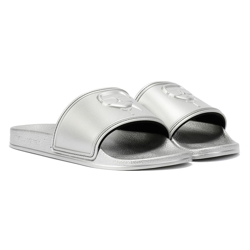Karl Lagerfeld Kondo 2.0 Karl NFT Sandalias Plateadas Para Mujer