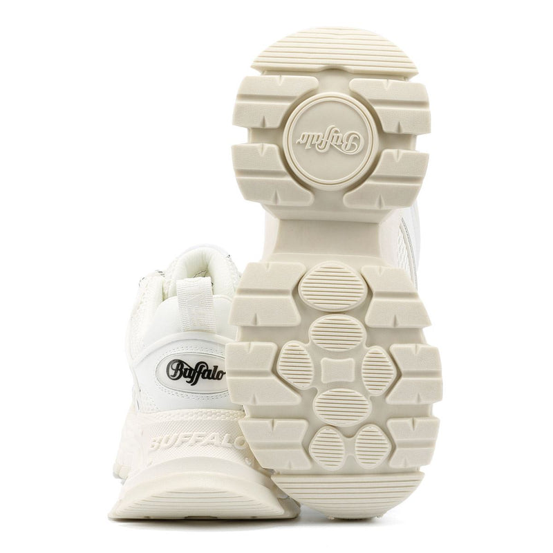 Buffalo Saturn Lace Zapatillas Blancas De Mujer