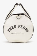 Fred Perry Classic Barrel Bolso Cruzado De Poliéster Negro/Ecrú