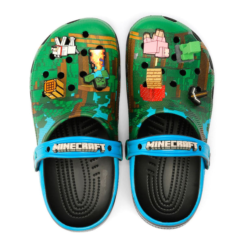 Crocs Minecraft Classic Sandalias Verdes