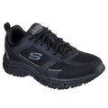 Skechers Oak Canyon Verketta Zapatillas De Piel Para Hombre En Negro.