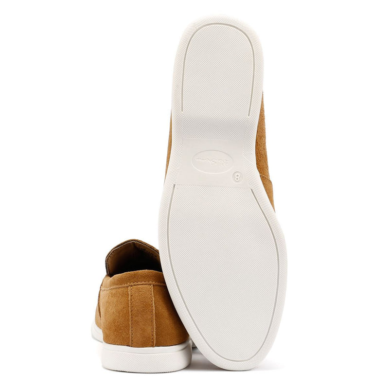 Ben Sherman Amarillo Mocasines De Ante Marrón Para Hombre