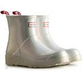 Hunter Nebula Play Botas De Agua Plateadas De Mujer.
