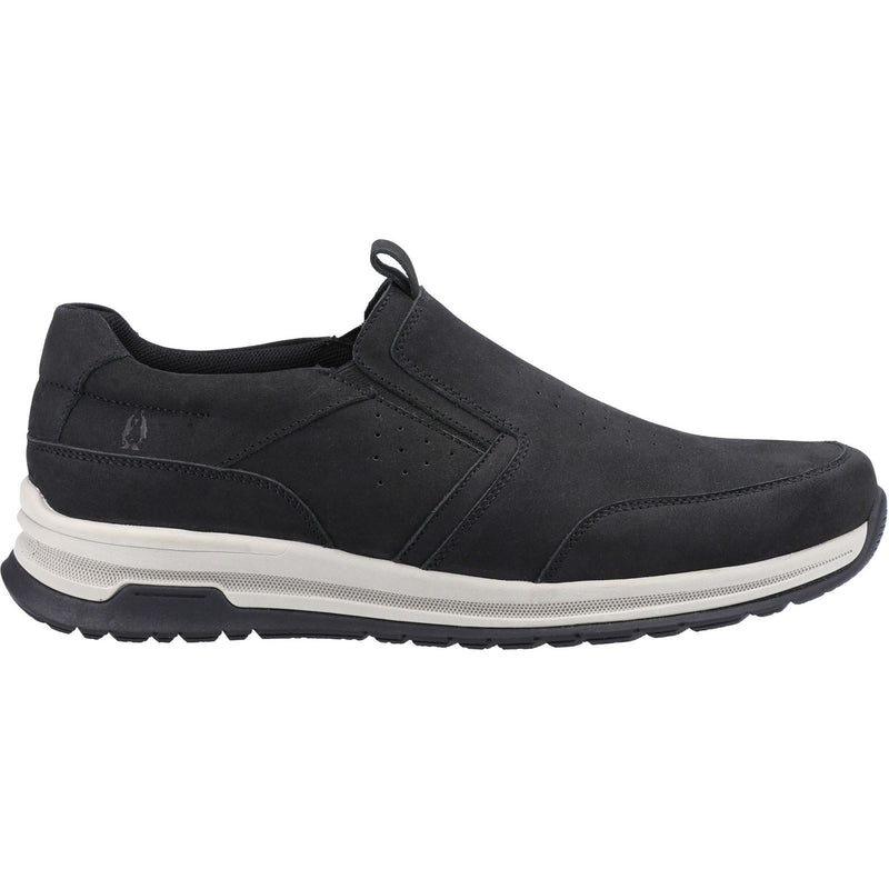 Hush Puppies Cole Mocasines De Nobuk Negro Para Hombre