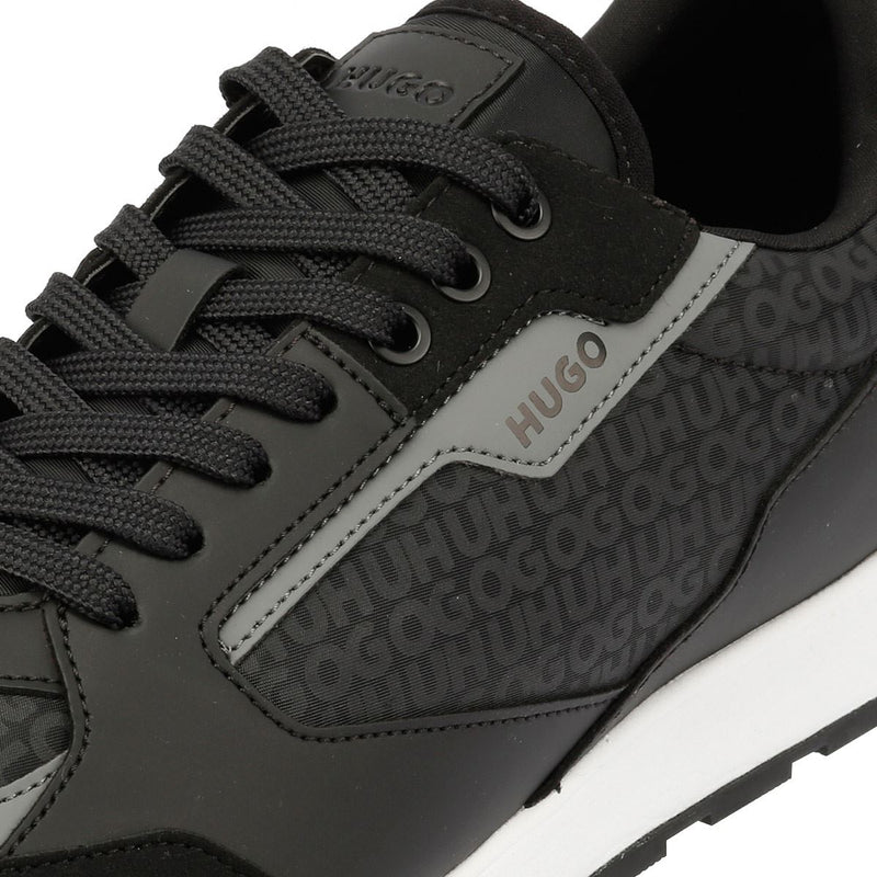 Hugo Icelin Runn Monogram Zapatillas Negras Para Hombre