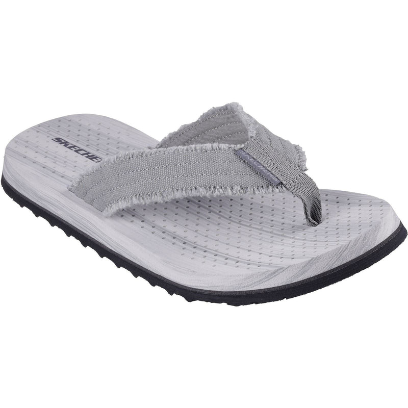 Skechers Tantric Fritz Sandalias Grises De Hombre De Tela