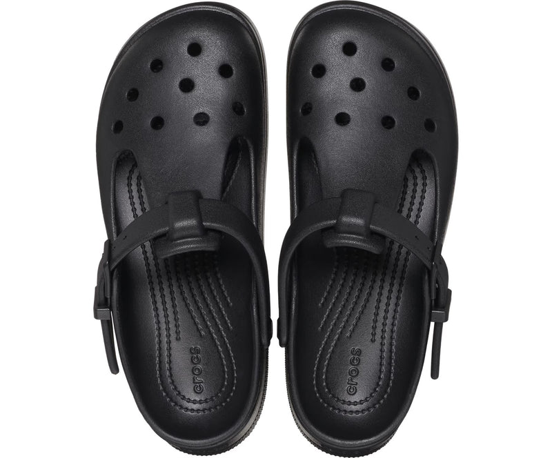 Crocs Classic Mary Jane Zapatos Negros De Mujer
