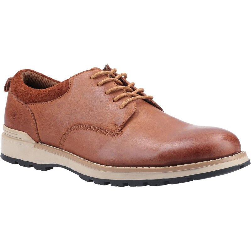 Hush Puppies Dylan Zapatos De Ante Para Hombre En Color Beige Con Cordones.
