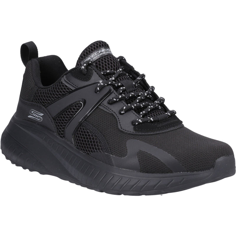 Skechers Bobs Squad Chaos Elevated Drift Zapatillas De Hombre Negras De Poliuretano.