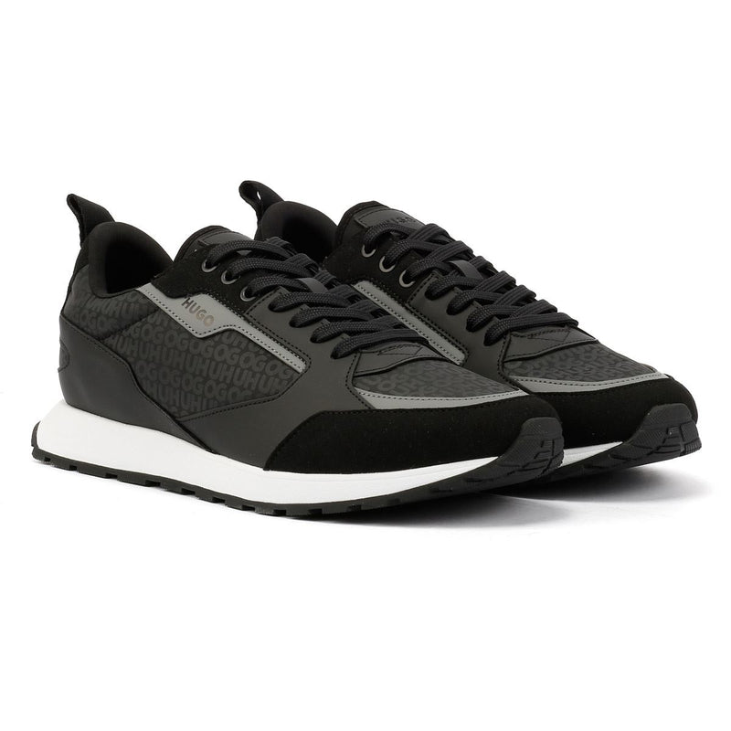 Hugo Icelin Runn Monogram Zapatillas Negras Para Hombre