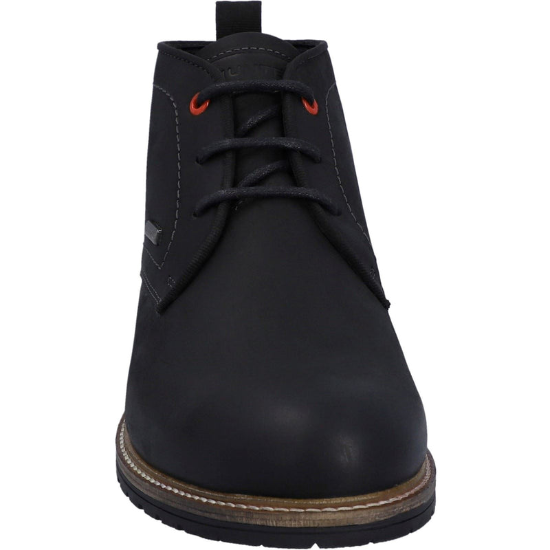 Hunter Jura Botas Negras De Cuero Para Hombre.