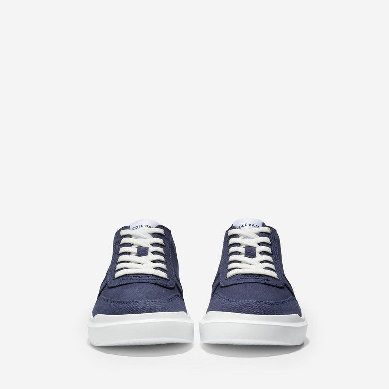 Cole Haan Grandpro Rally CA Zapatillas De Lona De Mezcla De Algodón Para Mujer En Azul Marino/Blanco Óptico