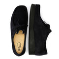 Tower Footwear Apache Zapatos Azules De Ante Para Hombre Con Cordones.