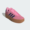 Adidas VL Court Bold Zapatillas De Cuero Rosa Para Mujer
