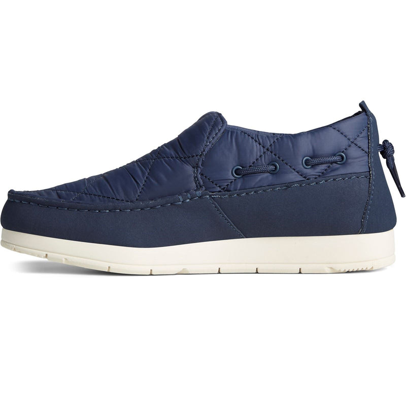 Sperry Moc-Sider Zapatos De Mocasines De Ante Azul Marino Para Mujer