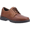 Hush Puppies Outlaw II Zapatos De Cuero Marrones Con Cordones Para Hombre.
