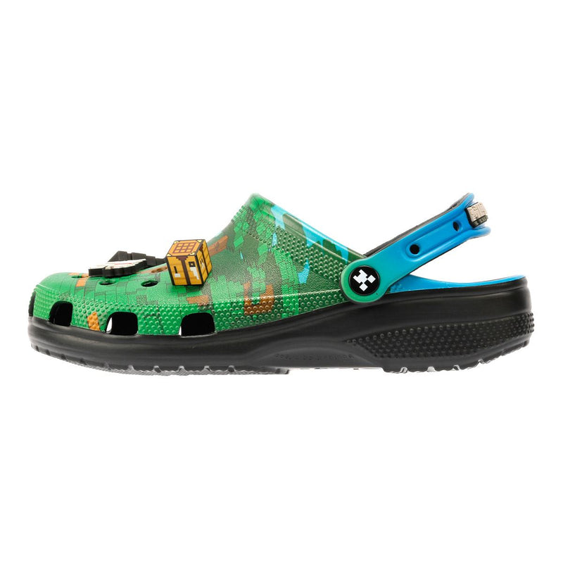 Crocs Minecraft Classic Sandalias Verdes