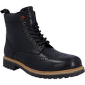 Hunter Cawdor Zapatos Negros Brogues De Cuero Para Hombre