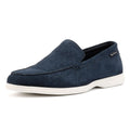 Ben Sherman Amarillo Suede Mocasines Azules Para Hombre