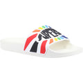Superga Slide Sandalias Blancas/Multicolores Para Mujer