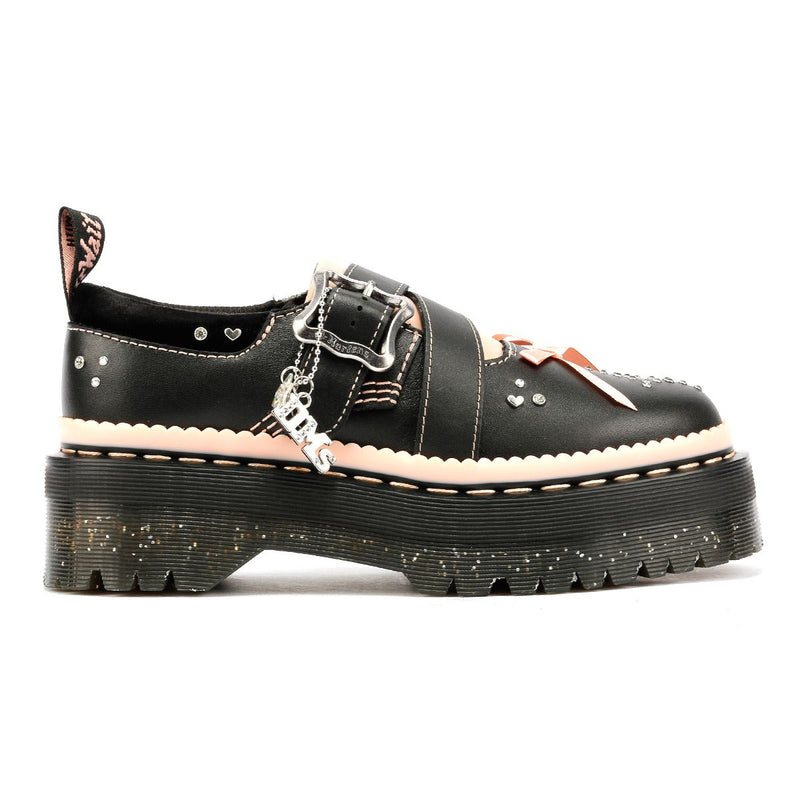 Dr. Martens Kemsley Athena Zapatos De Mujer De Cuero Negros