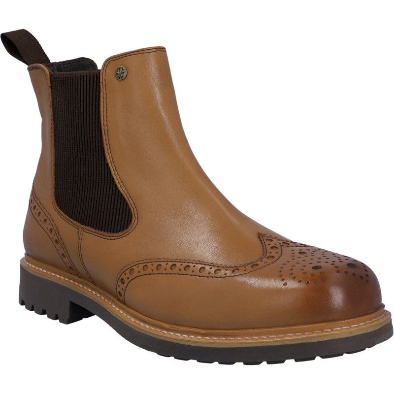 Hunter Cawdor Botas De Cuero Para Hombre Color Beige.