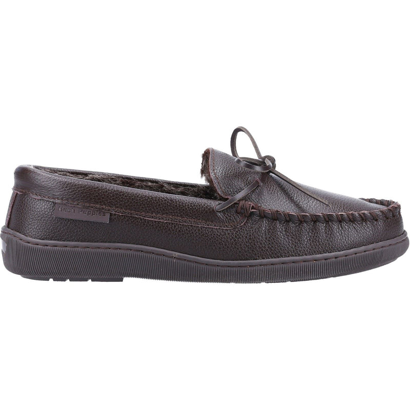 Hush Puppies Ace Zapatillas De Cuero Para Hombre Color Marrón