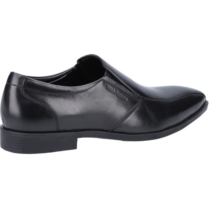 Hush Puppies Ellis Zapatos De Cuero Para Hombre, Color Negro, Sin Cordones.