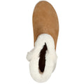 Skechers On-the-GO Stellar Cozy Step Botas De Cuero Marrón Para Mujer