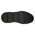 Skechers Garza Gervin Zapatos De Hombre Negros De Cuero Con Cordones.