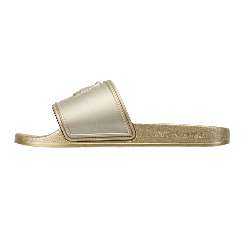 Karl Lagerfeld Kondo 2.0 Karl NFT Sandalias Doradas Para Mujer