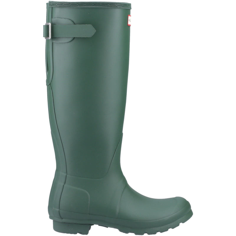 Hunter Original Tall Back Adjustable Botas De Agua Verdes Para Mujer