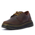 Dr. Martens Zapatos Con Cordones Crewson Lo Crazy Horse En Color Marrón Oscuro.