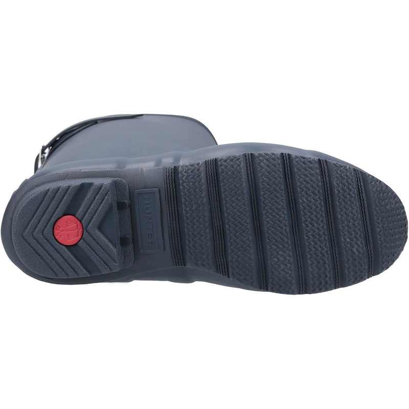 Hunter Original Tall Back Adjustable Botas De Agua Azul Marino De Mujer.